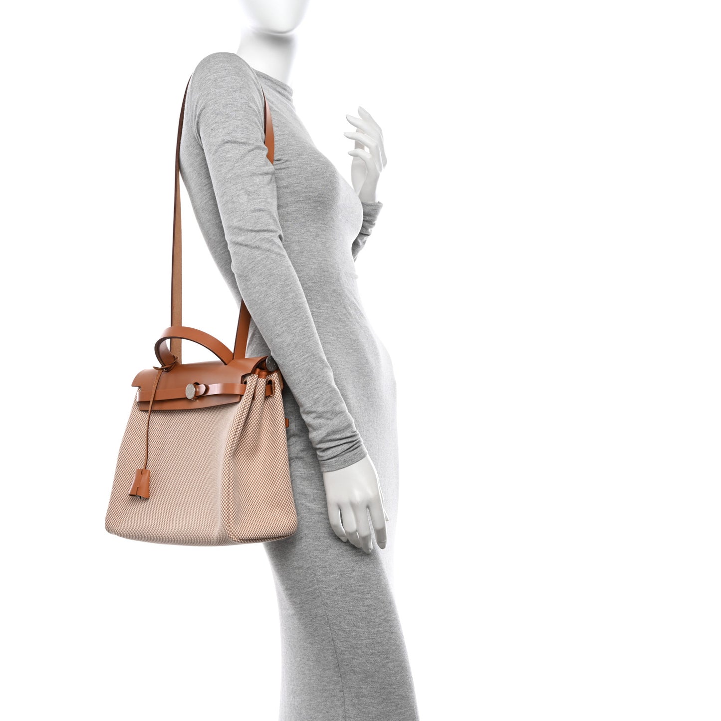 Vache Hunter Criss Viking Herbag Zip Retourne 31 PM Ecru Beige Naturel