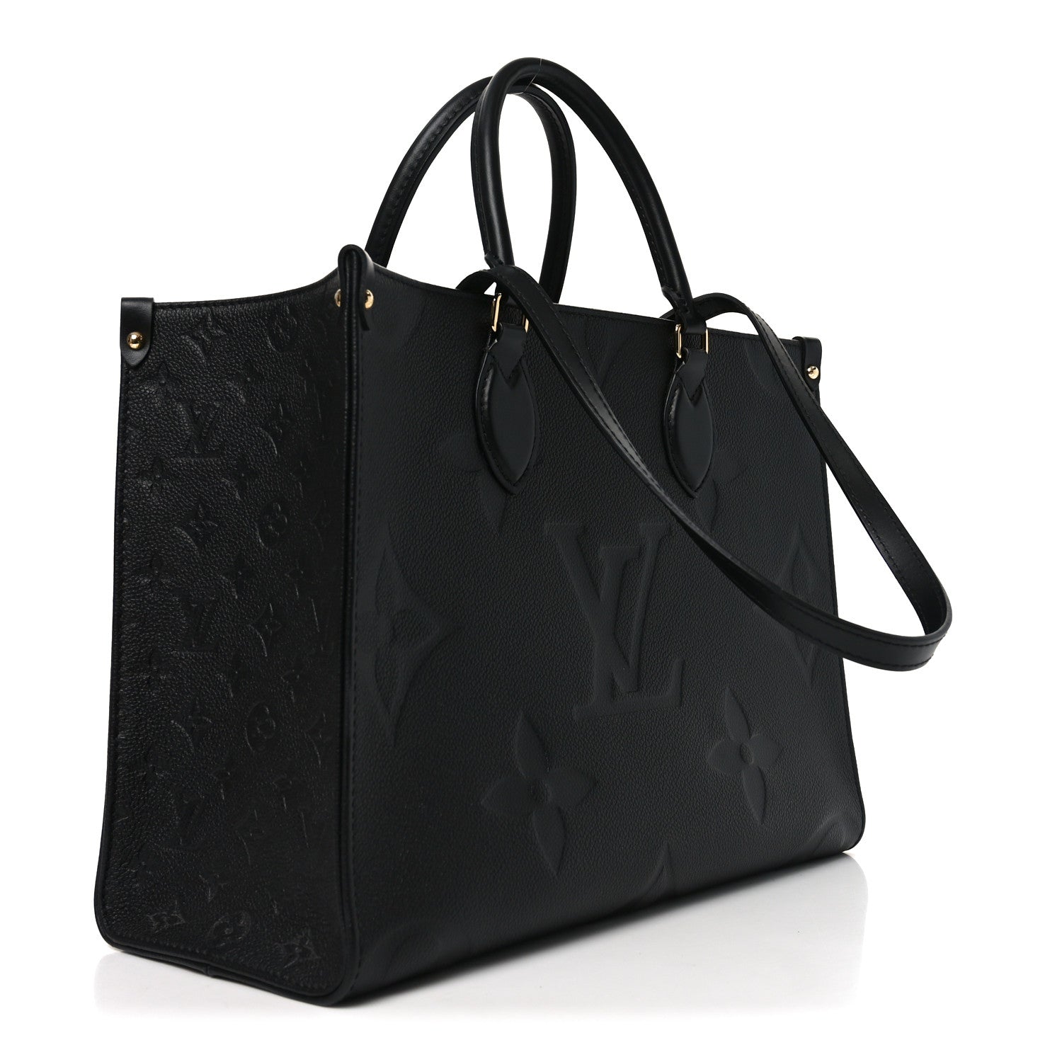 Louis Vuitton Empreinte Monogram Giant Onthego MM Black 3 of 9