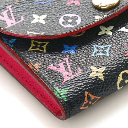 Louis Vuitton Monogram Multicolor Business Card Holder Black Grenade 7 of 10
