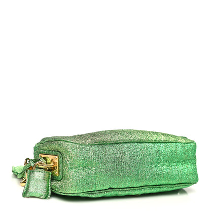 Prada Lurex Chain Crossbody Bag Green 5 of 13