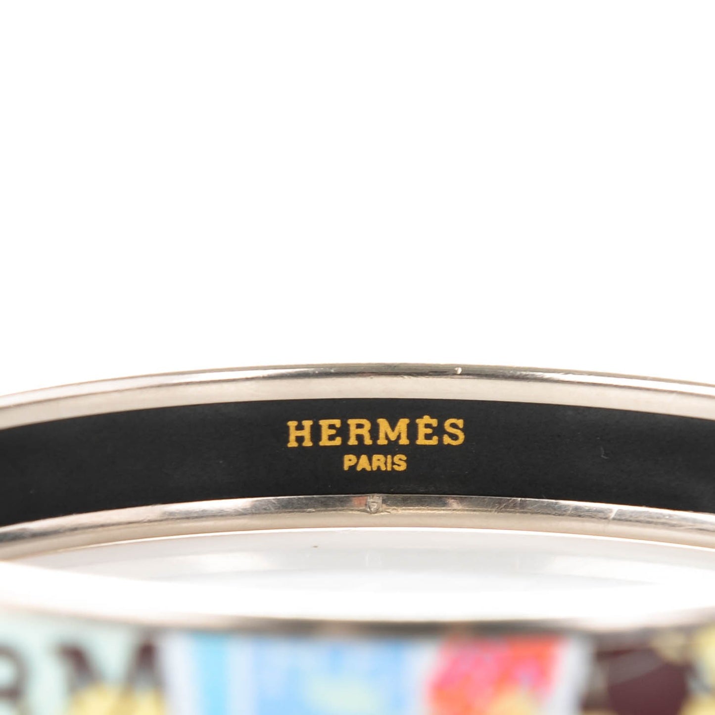 Enamel Printed Narrow Stamps Bracelet 65