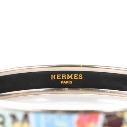 Hermes Enamel Printed Narrow Stamps Bracelet 65 3 of 4