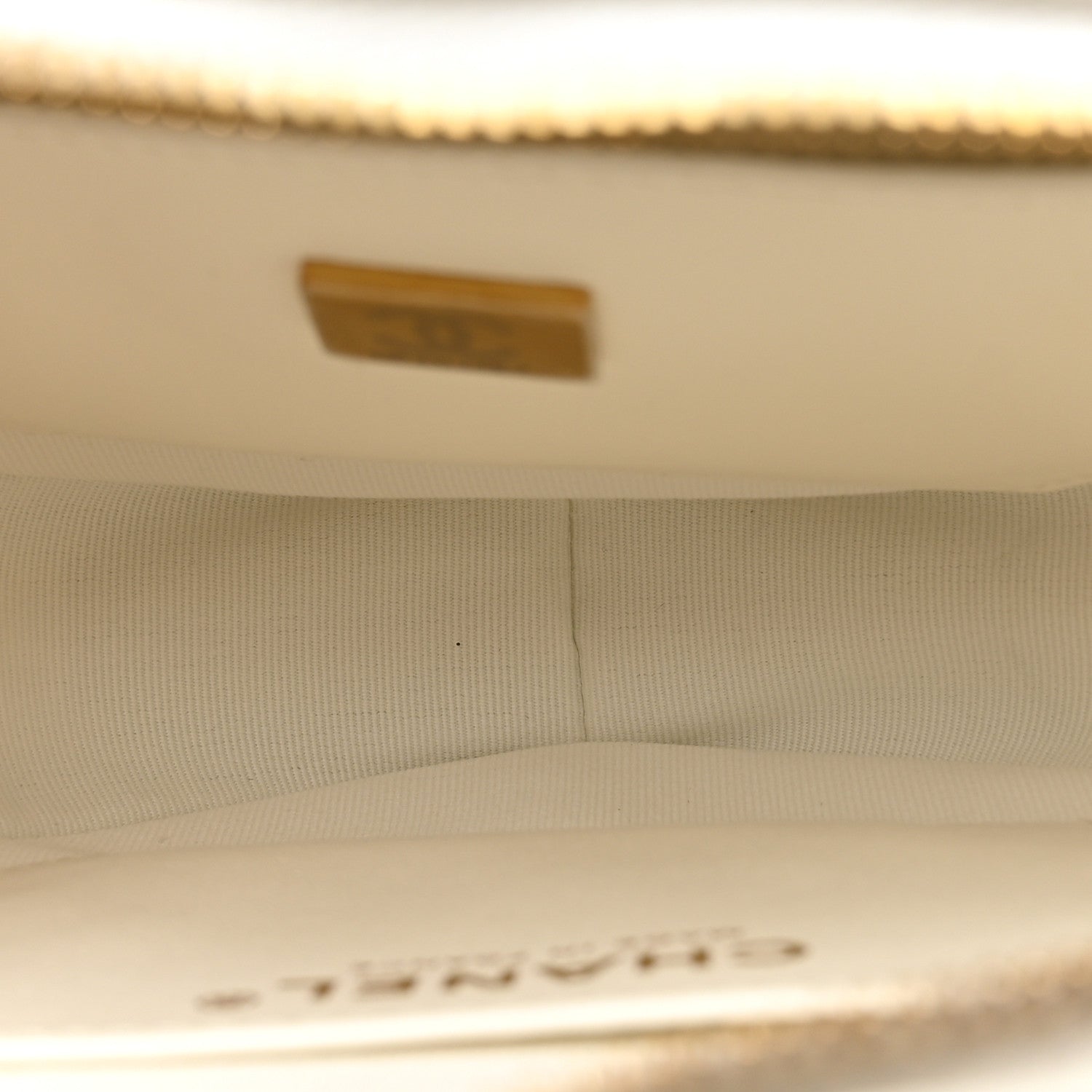 Chanel Lambskin Quilted CC In Love Heart Bag White 5 of 11
