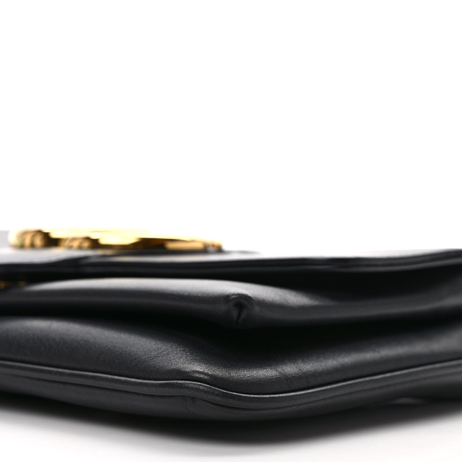 Gucci Vitello Palmellato Lux Small Arli Flap Shoulder Bag Black 8 of 8