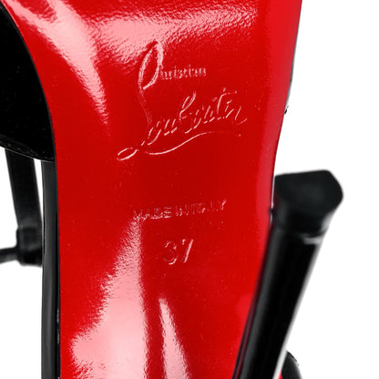 Christian Louboutin Patent Me Pam 100 Pumps 37 Black 6 of 7