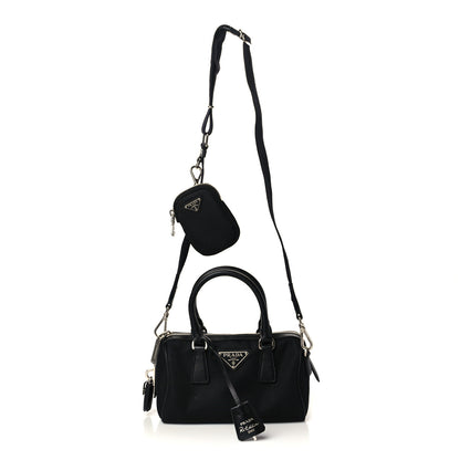 Prada Nylon Saffiano Re-Edition 2005 Top Handle Crossbody Bag Black 1 of 6