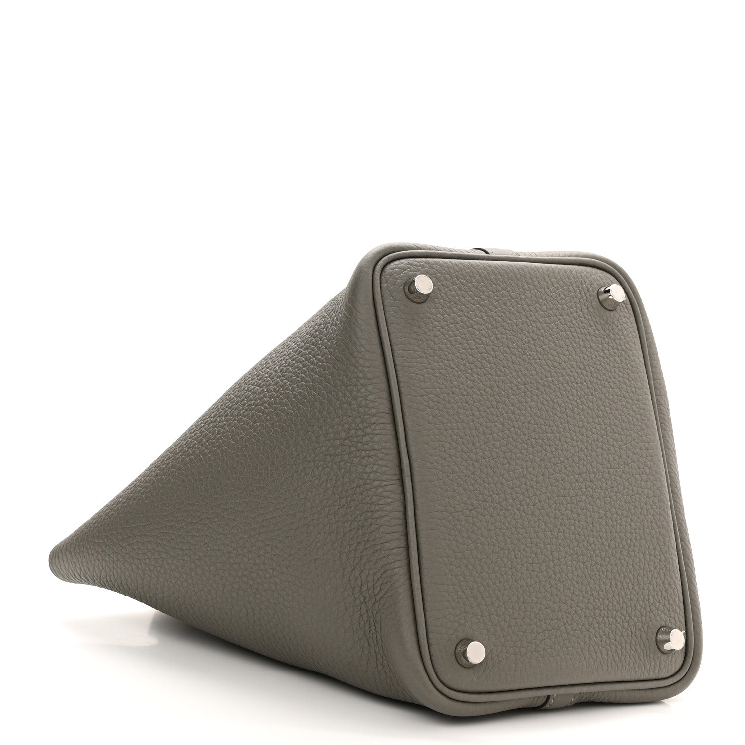 Hermes Taurillon Clemence Picotin Lock 18 PM Gris Meyer 4 of 10