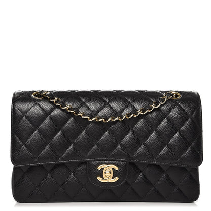 Chanel Caviar Quilted Medium Double Flap Black 1 of 11