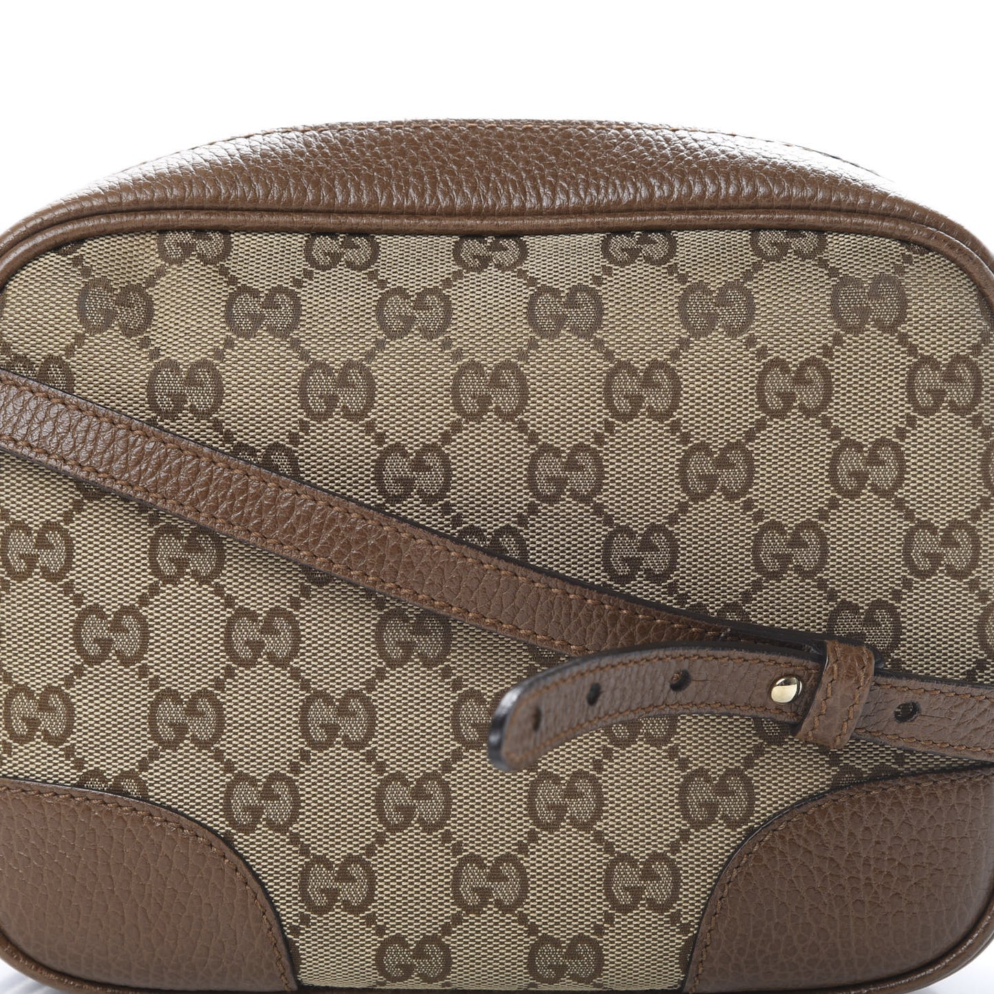 Monogram Mini Bree Messenger Bag Beige Tabacco