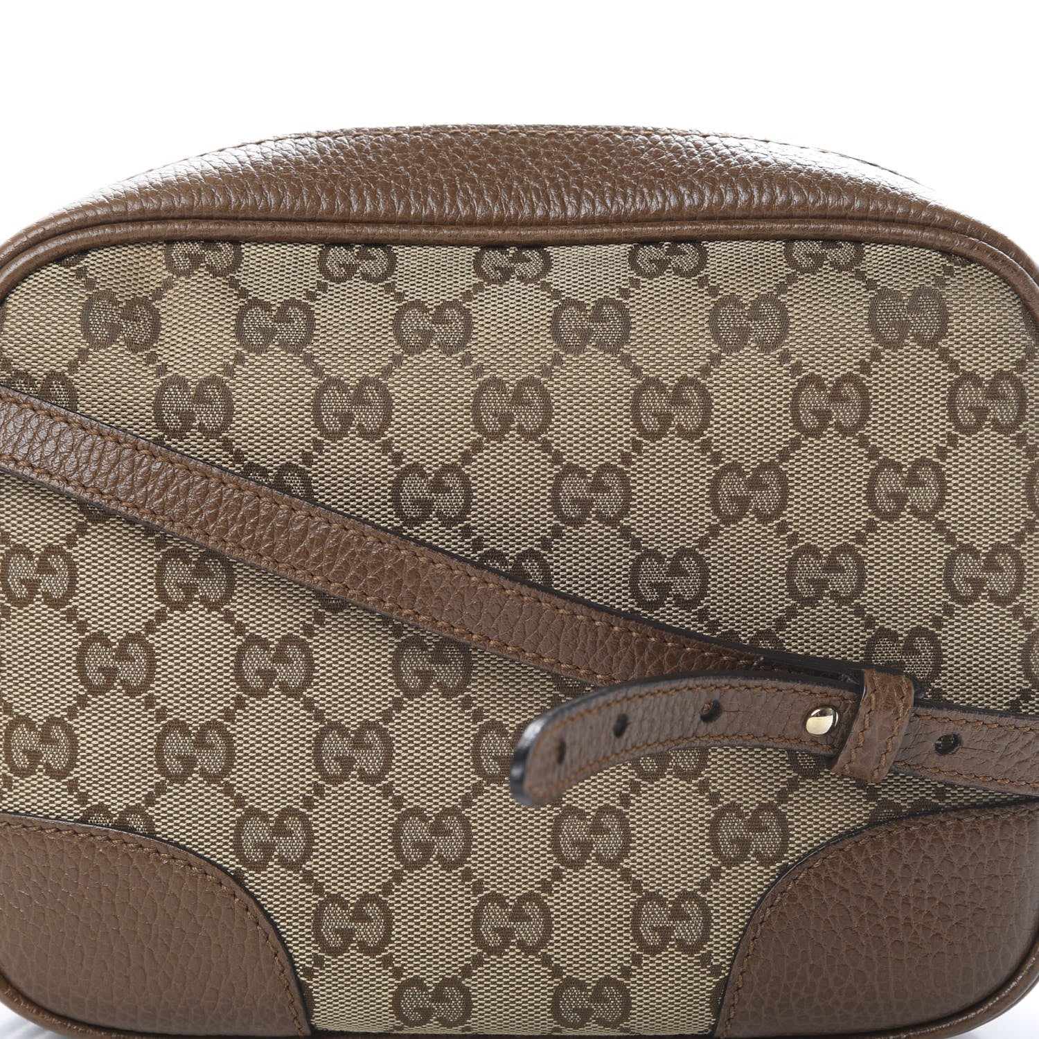 Gucci Monogram Mini Bree Messenger Bag Beige Tabacco 7 of 12