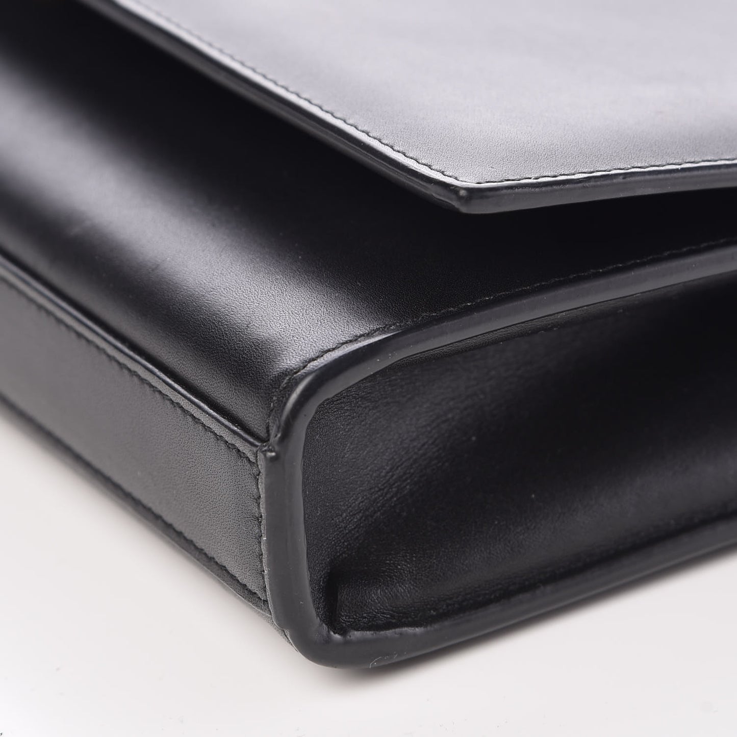 Calfskin Classic Monogram Cassandre Clutch Black