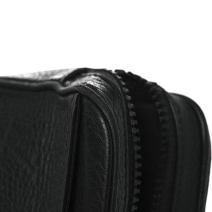 Louis Vuitton Taurillon Monogram Uniformes Solar Ray Soft Pochette Volga Belt Bag Black 12 of 14