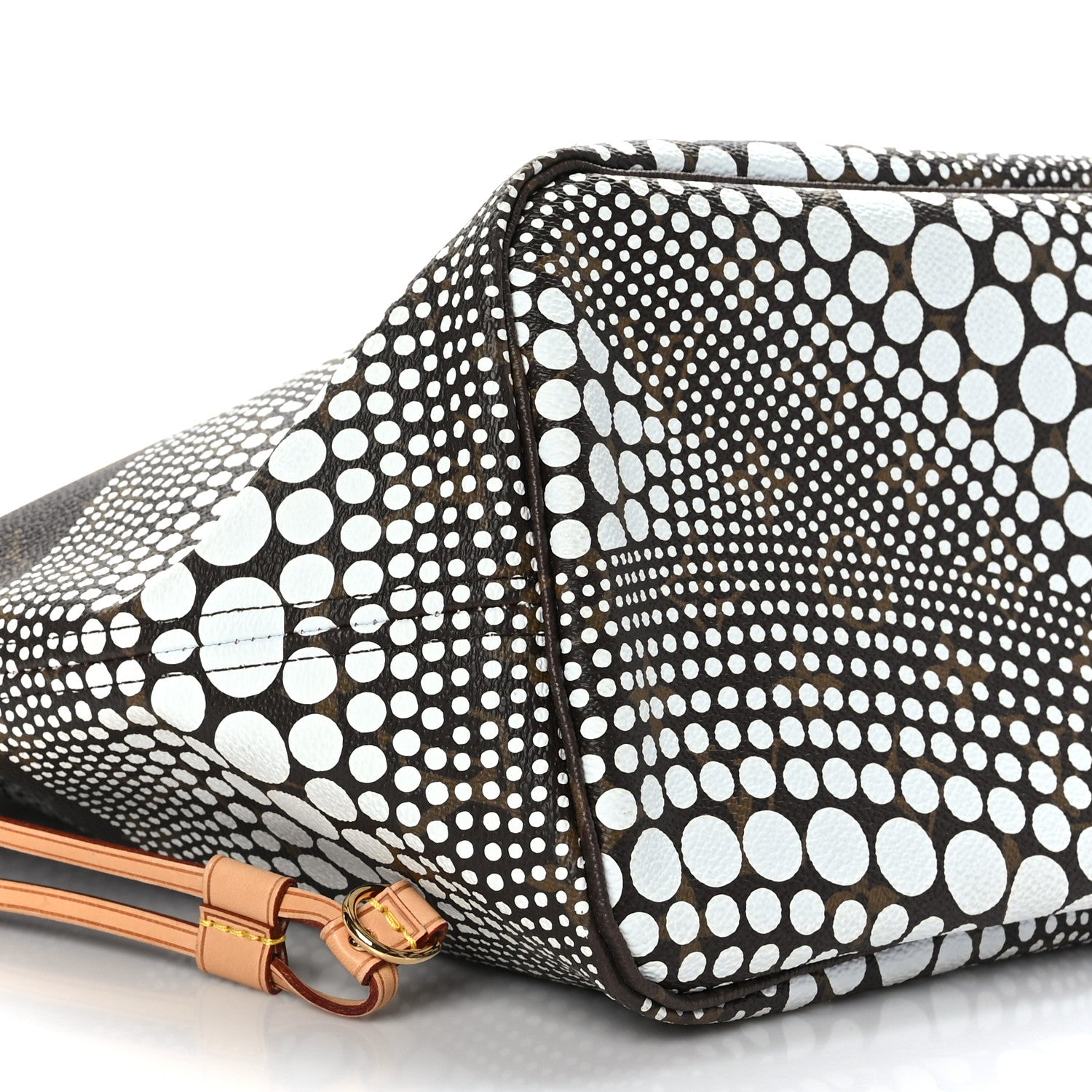 Louis Vuitton Monogram Kusama Waves Neverfull MM White 8 of 9