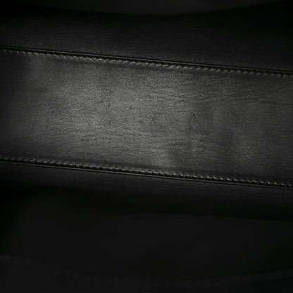 The Row Polished Saddle Calfskin Small Alexia Bag Black 10 of 12