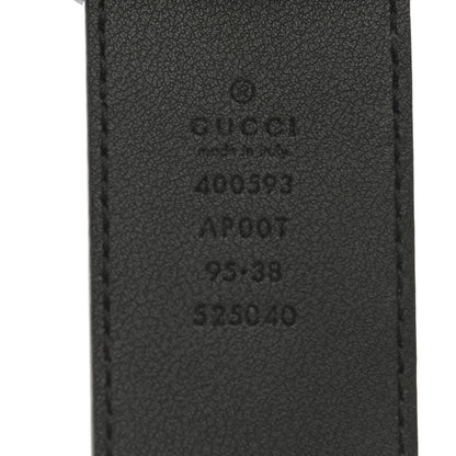 Gucci Calfskin Double G 40mm Belt 95 38 Black 3 of 6