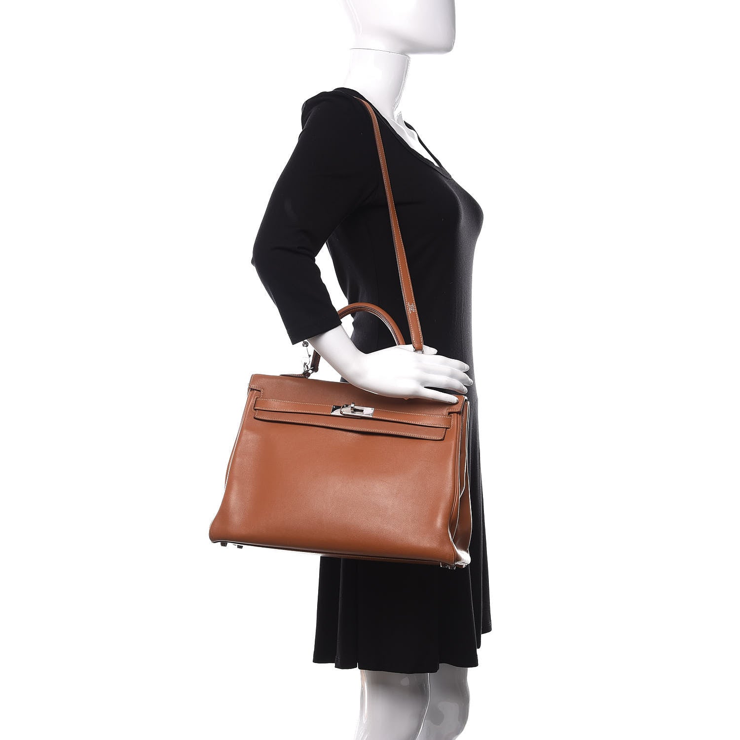 Hermes Swift Kelly 35 Retourne Gold 2 of 42