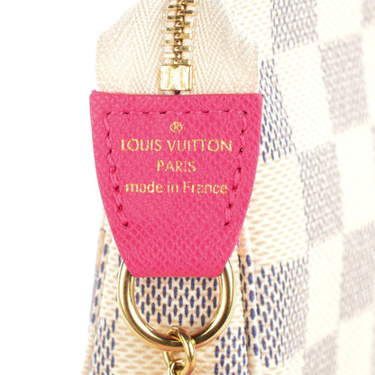 Louis Vuitton Damier Azur 2015 Christmas Animation Mini Pochette Accessories 7 of 7