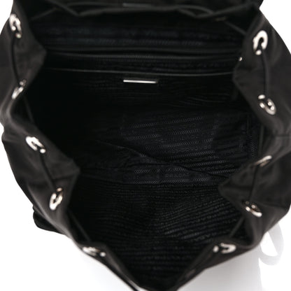 Prada Tessuto Nylon Saffiano Vela Backpack Black 5 of 9