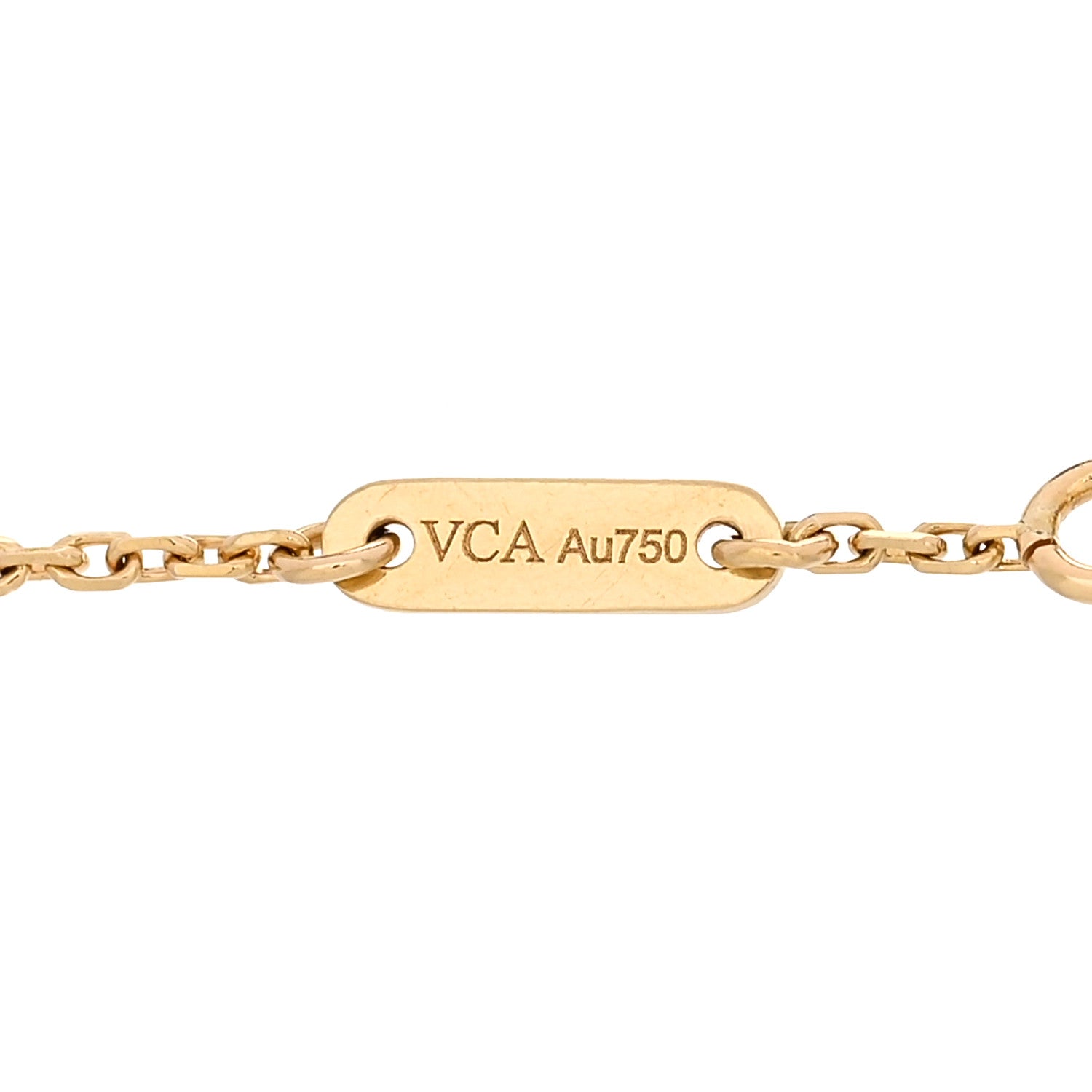 Van Cleef & Arpels 18K Yellow Gold Mother of Pearl Sweet Alhambra Bracelet 3 of 5