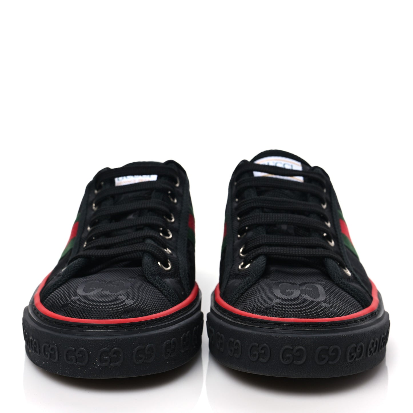 Econyl Nylon Web Monogram Off The Grid Womens 1977 Tennis Sneakers 38 Black