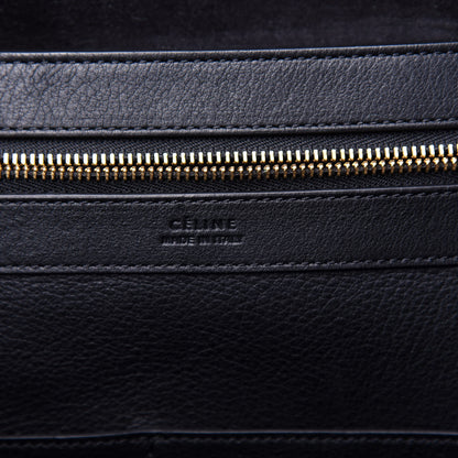Celine Soft Grained Calfskin Small Belt Cabas Phantom Black 6 of 10