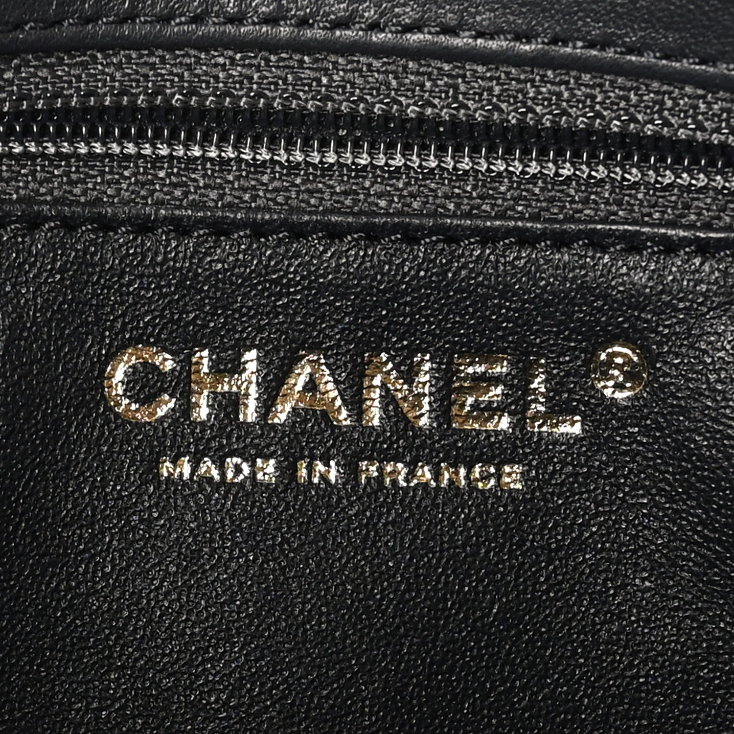 Chanel Lambskin Quilted Small CC Chic Flap Grey Dark Navy 6 of 10