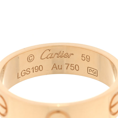 Cartier 18K Yellow Gold 5.5mm LOVE Ring 59 8.75 4 of 4