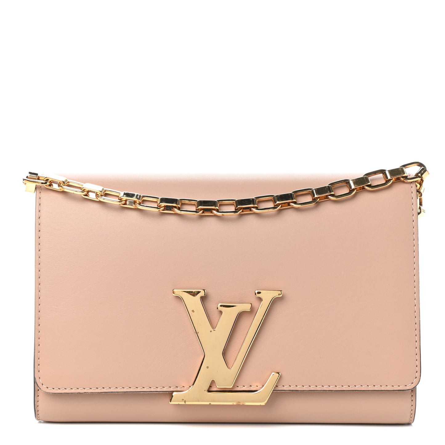 Calfskin Chain Louise Rose Poudre
