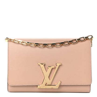 Louis Vuitton Calfskin Chain Louise Rose Poudre 1 of 9
