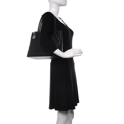 Chanel Caviar Quilted Medallion Tote Black 2 of 9