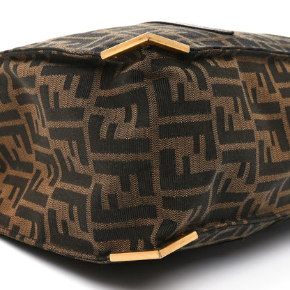 Fendi Zucca Metal Frame Tote Tobacco 9 of 10