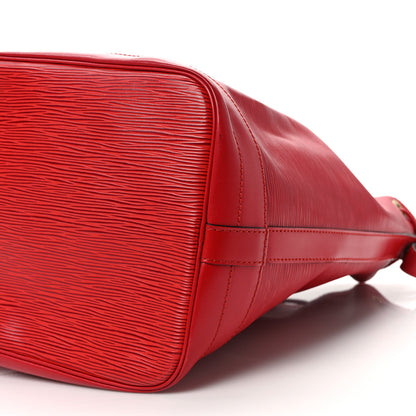 Louis Vuitton Epi Noe Castillan Red 8 of 9