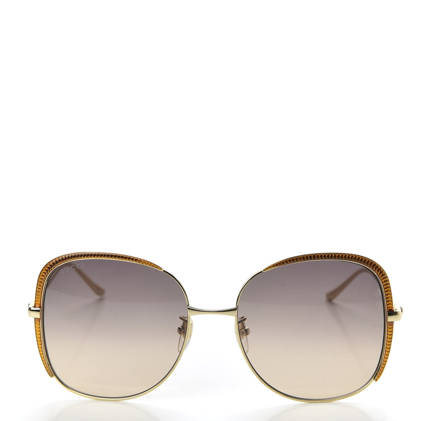 Acetate Oversize Square Frame GG0400S Sunglasses Gold