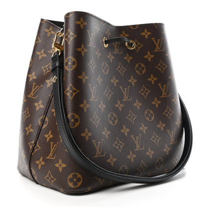 Louis Vuitton Monogram Neonoe MM Black 2 of 4