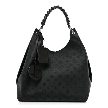 Louis Vuitton Mahina Carmel Hobo Black 1 of 11