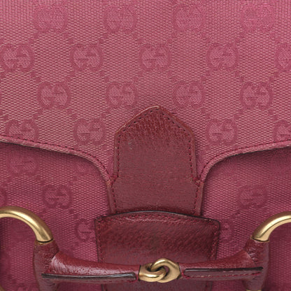 Gucci Monogram Horsebit Chain Flap Bag Fuchsia 9 of 11