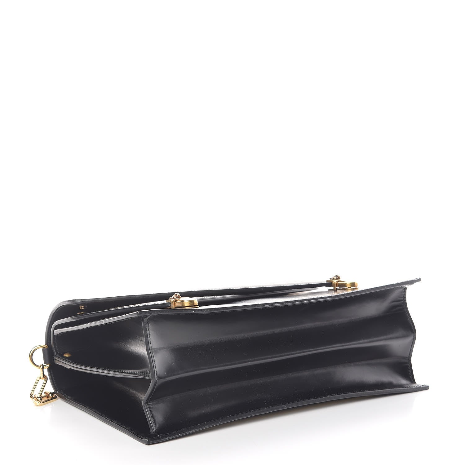 Gucci Smooth Calfskin Medium Ottilia Top Handle Bag Black 4 of 14