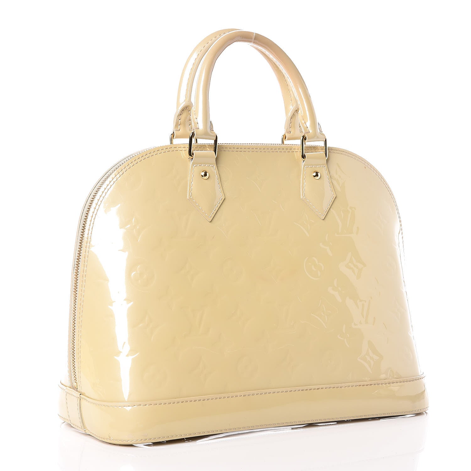 Louis Vuitton Vernis Alma PM Blanc Corail 3 of 15
