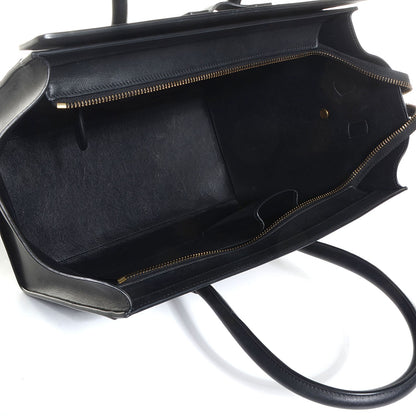 Celine Smooth Calfskin Micro Luggage Black 5 of 8