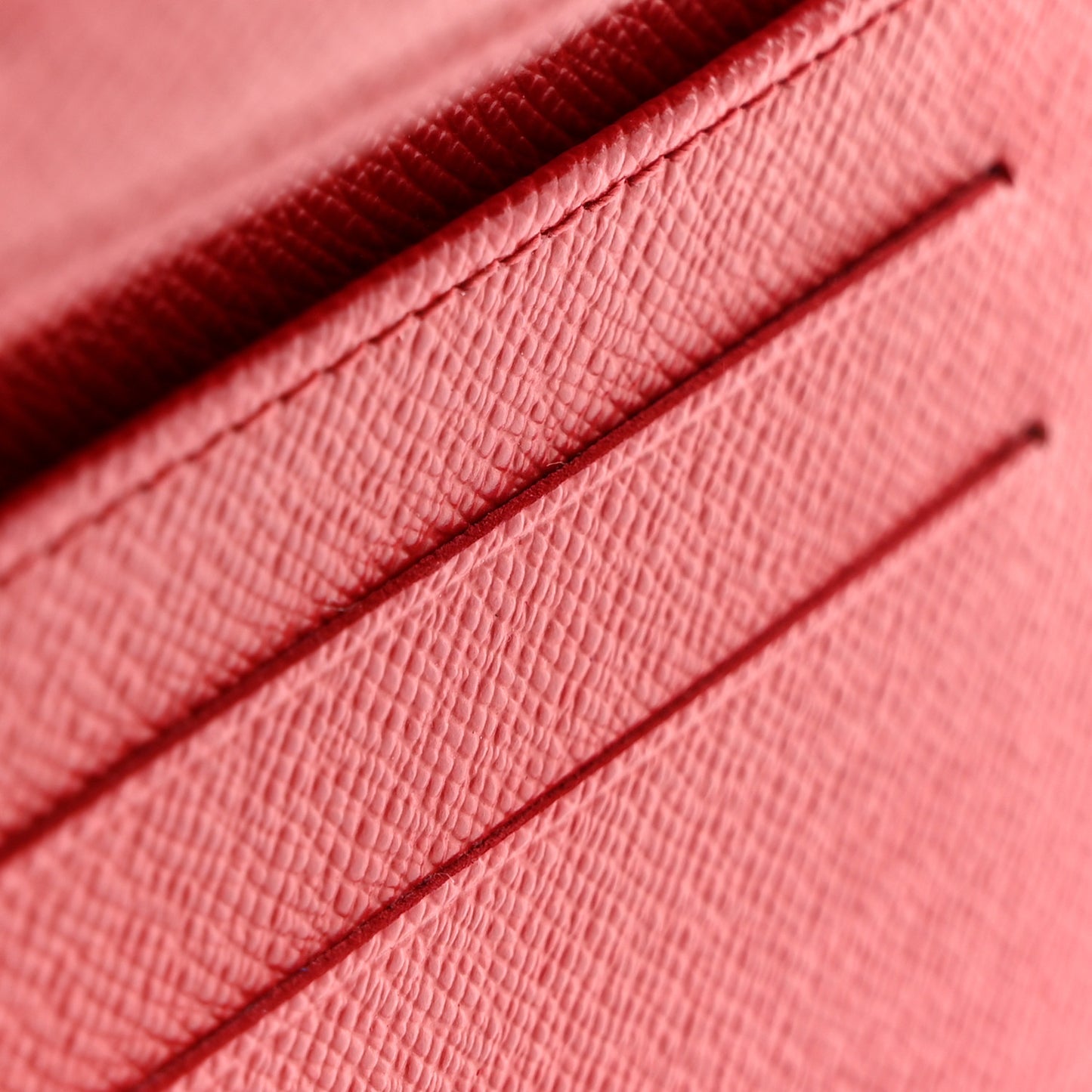 Monogram Calfskin Kimono Wallet Cherry