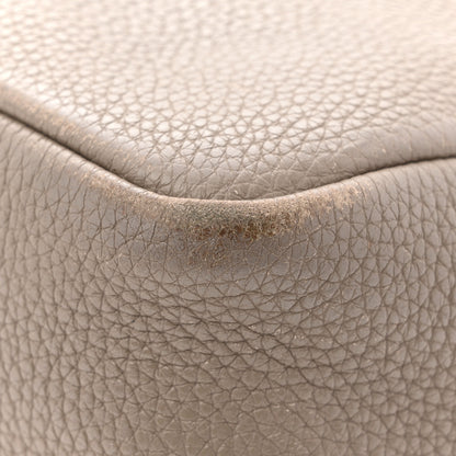 Prada Vitello Daino Soft Medium Double Zip Shoulder Bag Argilla 12 of 17