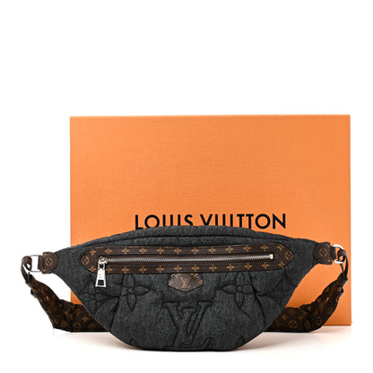 Louis Vuitton Econyl Monogram LV Ski High Rise Bumbag Black Jeans 10 of 10