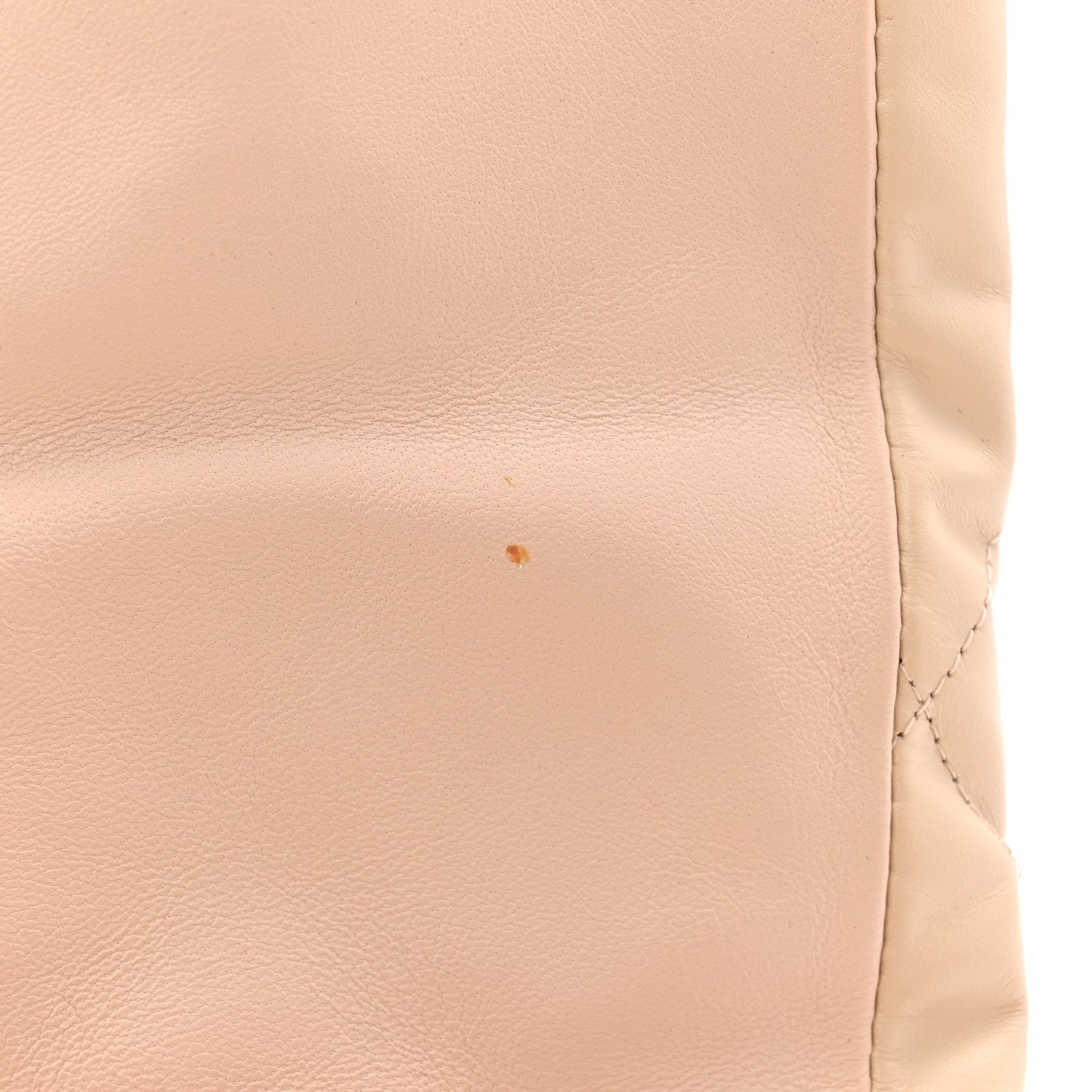 Balenciaga Nappa Calfskin Quilted Touch B Puffy Clutch Light Beige 8 of 8