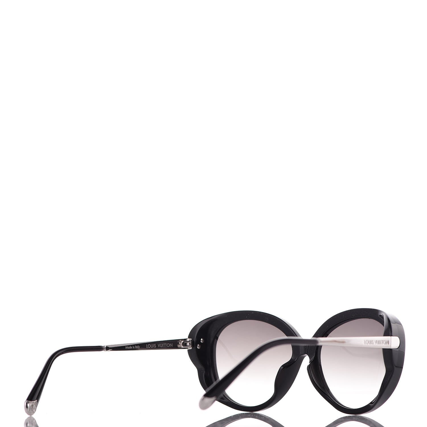 Louis Vuitton Acetate Bluebell Sunglasses Z0693W Black Glitter 4 of 8