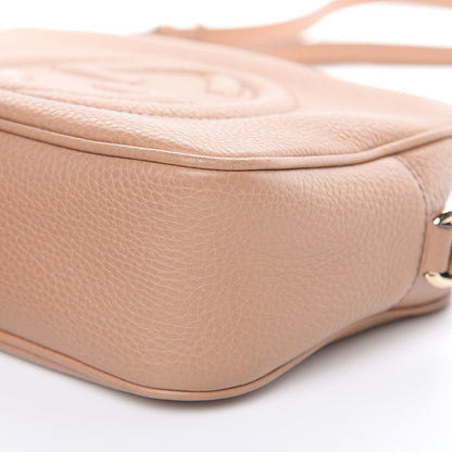 Gucci Pebbled Calfskin Small Soho Disco Bag Rose Beige 9 of 16