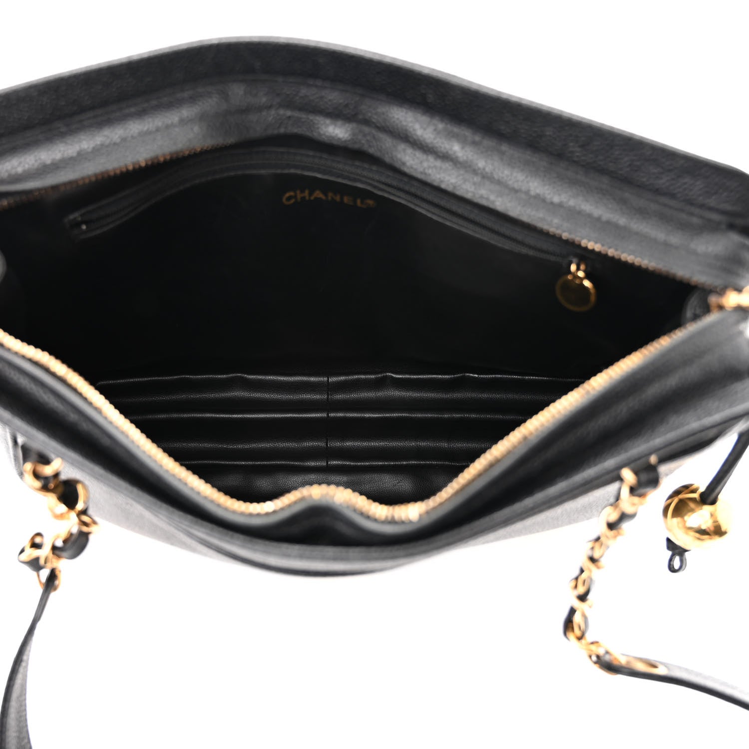 Chanel Caviar CC Shoulder Bag Black 5 of 10