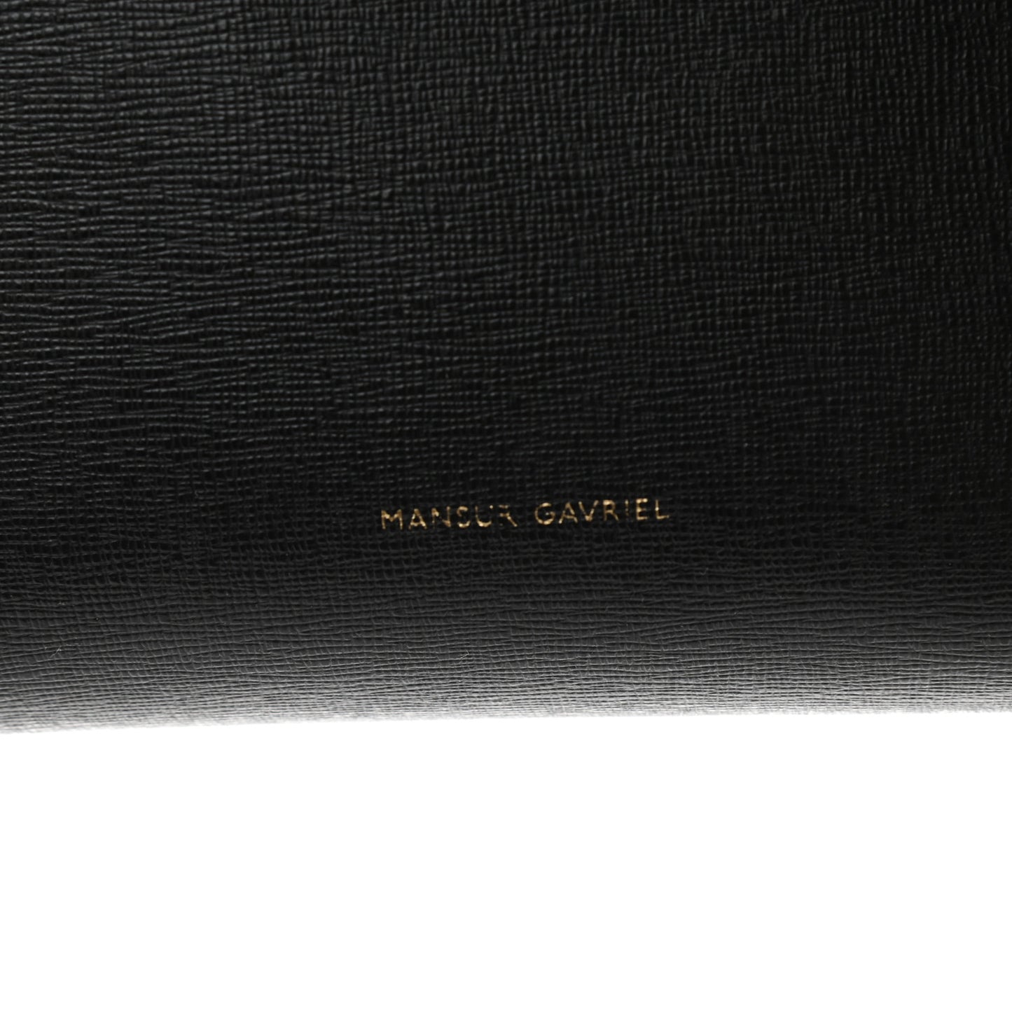 Saffiano Mini Bucket Bag Black Flamma