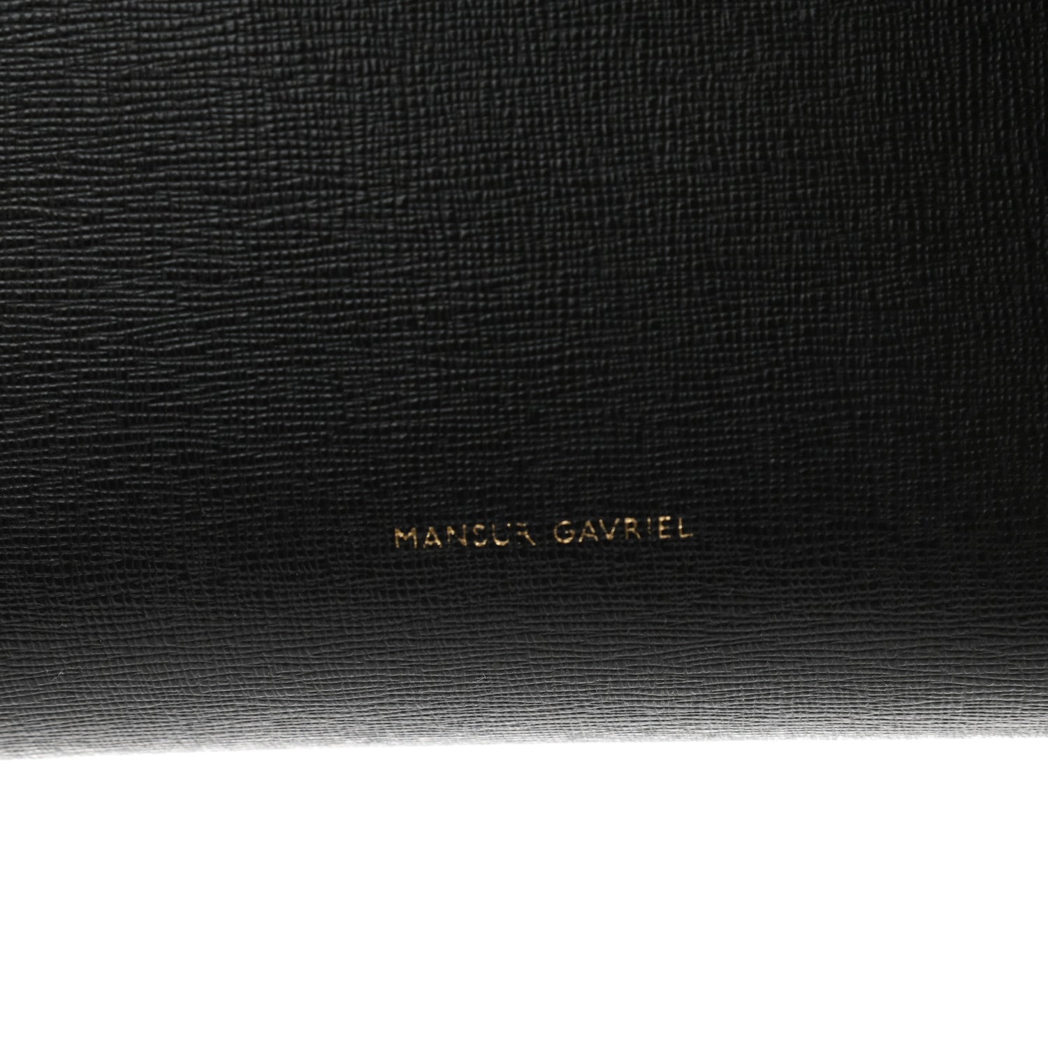 Mansur Gavriel Saffiano Mini Bucket Bag Black Flamma 6 of 10