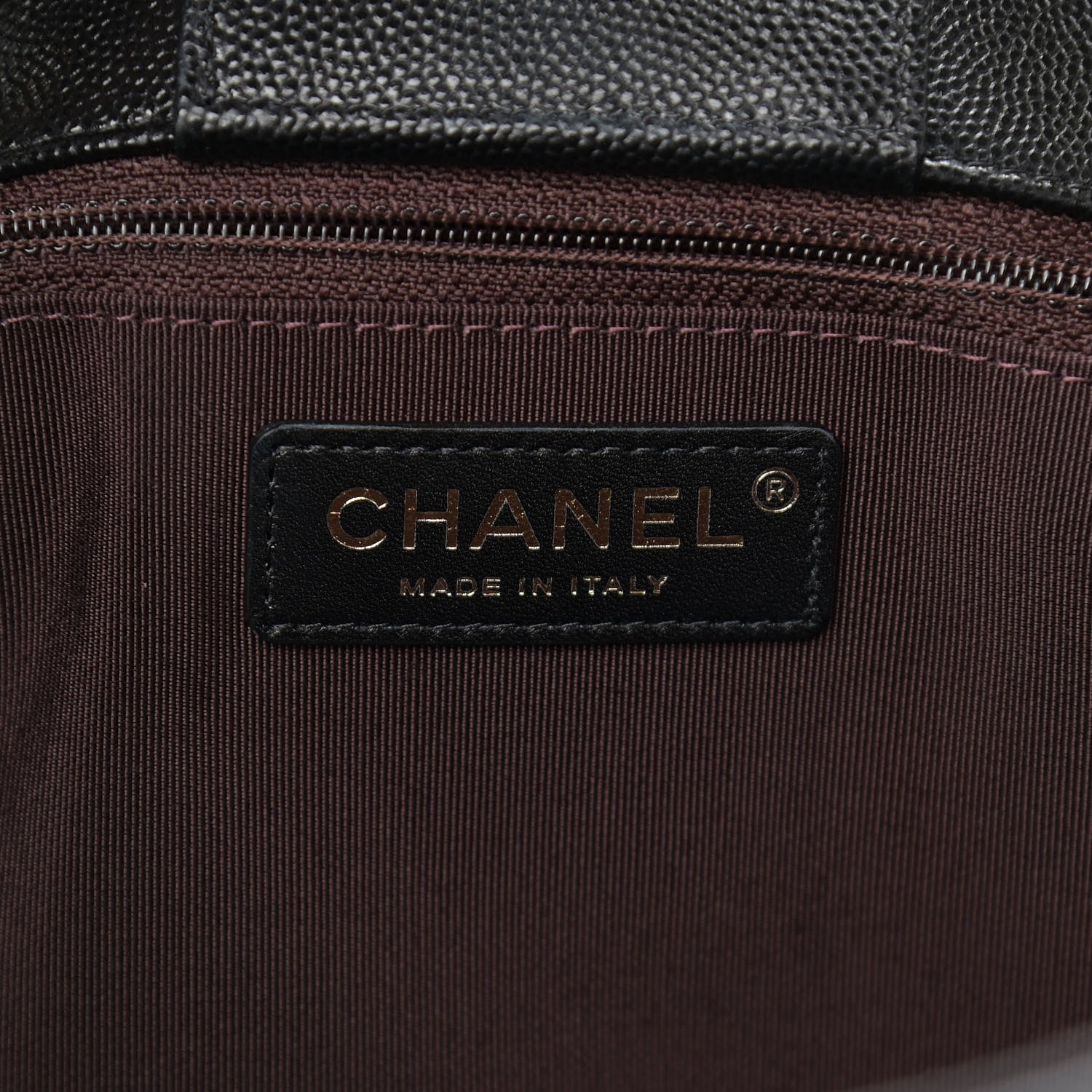 Chanel Caviar Quilted Large Shopping Tote Black 6 of 11