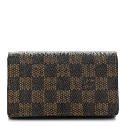Louis Vuitton Damier Ebene Porte-Monnaie Billets Tresor Wallet 1 of 9